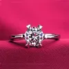 Bands Free Get Earrings CZ Zircon Engagement Ring Fine Jewelry White Gold Color Tibetan Silver Ring Wedding Band for Women