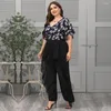 Pantaloni da donna Plus Size Chiffon Personal Leisure