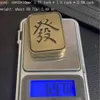 EDC Small Zinc Alloy Mahjong Style Push Slider Metal Hand Fidget Depression Toy 240422