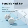 Portabla luftkylare Jisulife USB Portable Neck Fan 360Amustable Bradeless Neck Fan USB Raddbar flexibel Slang Hands Free Fan Around Neck Y240422