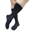 Men's Socks Cotton Mesh Striped Mens Formal Dress See Through Softy Stocking Sexy Breathable Long Tube Hose Business