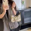 New Women's Handbag Day Packs Chain Crossbody Summer One Shoulder Portable Underarm Bag Printed and Painted Graffiti