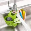 Bags Adjustable Sink Storage Drain Basket Plastic Bag Useful Things For Kitchen Accessories Soap Sponge Hanging Organizer Storage