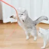 Speelgoed gesimuleerde muis staart kat speelgoed katten teaser grappige stick siliconen lang staart huisdier interactief speelgoed voor katten kitten jagen beoordelingen