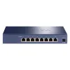 Переключатели Tplink Network Switch 2.5G Switch Ethernet 8port 2500 Мбит / с переключателей RJ45 TLSH1008 Интернет -концентратор LAN Ethernets 1000 Мбит / с