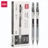 Intrekbare gel inkt Pennen Zwart Blue Tip Office schrijfpen 0,5 mm Vervangbare bijvullingen Schoolbenodigdheden