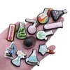 Anime science lab charms wholesale childhood memories funny gift cartoon charms shoe accessories pvc decoration buckle soft rubber clog charms