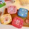 Bags Coin Storage Bag Cute Pencil Case Portable Sanitary Napkin Storage Pouch Korean Japanese Stationery Office Supplies