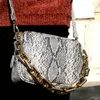 Sac Luxury Luxury Gold Chain Shoulder Handbag 2024 Designer Pu Leather Crossbody