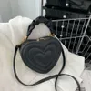 Migne Peach Love Women Crossbody Bag Fi Heart Hands Handsbag 2023 Luxury Pu Evening Purse Femme Sac à main haut de gamme 034Q # #