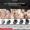 Clippers Wahfox New Men's Shaver Trimmer For Men Electric Shaver 7d Oberoende Razor Wet and Dry Hair Cutting Machine med Clipper