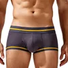 Underpants 1pc Men da cintura baixa Menas de roupa íntimas boxers shorts Lingerie Bolsa frontal aberta respirável calcinha