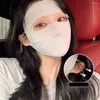 Bandanas jedwabna maska ​​twarzy Regulowana klamra oddychająca ochrona przeciwsłoneczna anty-UV Sport jazdy samochodem