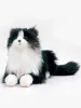 Toys Cow Cat Simulation Doll Cat Doll pour enfants en peluche Jouet d'anniversaire Girl Girl Doll, Pet Toy Simulation Doll, Cat Accessoires Cadeaux de vacances