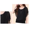 Damesblouses veelzijdige chiffon tops elegante kantoorblouse stijlvolle los fit zomer top casual pullover voor werk of elke dag