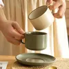 Cafetière professionnelle express latte tasse art tasse en céramique avec soucoupes à la maison tasse de thé à la maison