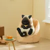 Bescone Besta Kongzoo Cats che fissa i giocattoli Blind Box di Crotch Series 3 Kawaii Meow Figura Ornamenti per il regalo di compleanno Box a sorpresa Y240422