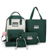 Taschen 4pcs/Set großer Kapazität Mumie Mutterschaft Baby Wickelbeutel Reisen wechselnden Kinderbeutel Frauen Rucksack wasserdicht