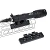 SCOPES SUREFIR M600C ficklampa M300A Taktisk scoutljus Keymod Mlok Offset Adaptiv Mount AR15 Airsoft Hunting Lamp Base