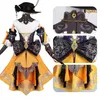 الأزياء الأنيمي Navia Cosplay Game Genshinimpact Navia Cosplay Come anime uniform Hallown Party Play Come Come Cos Y240422