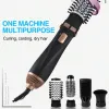 Dryer Hot Air Brush 4 Head Replaceable Hair Dryer Comb One Step Blower Electric Ionic Straightener Curler Styling Tools Homeappliance