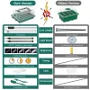 Control 1 Set Seed Starter Tray Kit With 5 Brightness Levels Grow Lights, Top Smart Temperature Humidity Control Seedling Tray Dropshipp