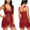 Frauen Nachtwäsche sexy große Nachtkleid Dessous plus Frauen Front Schließe Nachtwäsche Spitze Versuchung Unterwäsche Nachtling