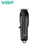 VGR Trimmer Professional Hair Clipper Electric Tblade Hair Cutting Machine 0 мм светодиодный дисплей парикмахерский триммер для мужчин v982 240408