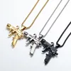 Chains Paint Spray Gun Unique Stainless Steel Men Women Necklaces Pendants Chain Punk Trendy Fashion Jewelry Wholesale Drop