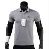 2024 Polos da uomo Summer Golf Shirts Men Casual Polo Shirts Short Short Summer traspirante veloce J Lindeberg Golf Wear Sports Thirt