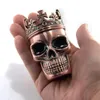 Metall Skull Herb Grinder 3 Del Magnetic Spice Crusher Hand Muller Plastic Grinders With Sifter ZZ