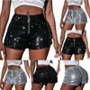 Frauen Shorts Punk Hip Pailletten Perlen Konzert Abschlussball Sexy elegante Nachtclub Bar Performance Outfits Kleidung Sommerstreetwear