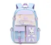 Рюкзак Kids Multi-карманный подросток-девочки Kawaii Bookbage Lightweight School Sack для старших учеников колледжа Travel Rucksack