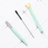 Stylos 20pcs / lot Little Bear Metal Ballpoint Pinin de luxe Men de luxe Men High Quality Teaching Gifts Ideas Women's Pens for Writing Premium