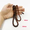 Roupas tasbih homens naturais kuka madeira muçulmana misbaha oração miçangas