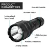 Scopes Super Bright LED Hunting Taschenlampe leistungsstarke taktische 10W L2 Waffenpistole Light 5 Modi+Rifle Scope Mount+Schalter+18650+Ladegerät