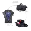 Bolsas 2 em 1 Saco de viagem de vestuário com compartimento de sapatos, traje conversível Duffel Bag Carry On Bag With Magago ombro T0
