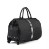 Bagagem Bolsa de carrinho de bagagem de grande capacidade com rodas Viajar mala dobrável Duffle Cabin Homens Homens Magagem de mão Carry On Bacs