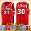 11.19 Red 30 Stephen NCAA Curry Davidson Wildcats College Basketball Jersey 3 Dwyane 25 Wade Rodman Richards Marquette Golden Eagles Sze GF