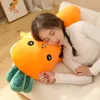 Animals 50/90cm Cute Turnip Doll Stuffed Squishy Radish Plush Toy Red Orange White Rabbit Smiling Face Plant Plushie Kids Gift