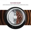 Slijpkeuken Keuken Elektrische koffiemolen 400W Mini Zoutpepermolen Krachtige kruidennoten Zaden Zaden Koffie Bean Grind Machine Elektronisch