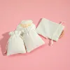 Jewelry Small Velvet Gift Bags with Drawstring 3x4 Inch Beige Velvet Cloth Jewelry Pouches Wedding Party Favor Bag Key Dice Dust Pouch