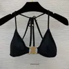 2023 Siyah Cel Tasarımcı Bikinis Lüks Mayo Kadın Mayoları Tank Mayo Teşhal Kapak İki Parçalı Tasarımcı Bikini Kadın Mayo Takımları