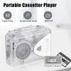 Player draagbare cassettebandspeler hifi USB cassettebandspel met bedrade oortelefoon AM FM Radio Cassette Player Recorder met luidspreker