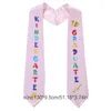 Bow Ties Graduation Sash For Preschool Ceremony Po Props Kindergarten Dropship