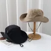 Berretti pieghevoli cappelli da secchio panama cappelli da sole anti-uv per uomini donne Summer Vide a secco impermeabile berretto di pescato