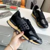 Designer Canvas Wallentino v Lace Rivet Shoes Vt Trainer Summer Fashion Up Low Sports Sneakers Top Casual Small White Mens XCC5