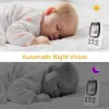 Kamera 2,0 tum Video Baby Monitor inomhus 2.4G trådlös övervakningskamera Tvåvägs Audio IR Night Vision Security Cam Babysitter VB610