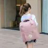 Sacs Femmes Travel Trolley Sac étanche Multifinectionnel Utilisation des sacs à bagages roulants Sac à dos de voyage avec sac à dos à roues