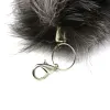 Clips surdimensionnés Real Fox Tail Ornaments Car Key Chain Chain Pendant Buckle Creative Gift Women's Women's Fur Sac Pendant